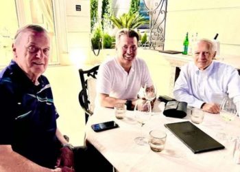 Fatmir Mediu darkon me zyrtarë të SHBA, Britanisë dhe Kanadasë, ja çfarë diskutuan