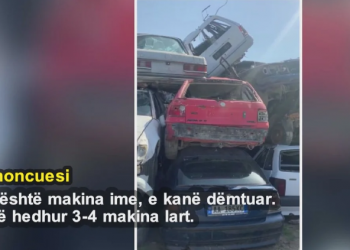 Brnabiç vizitë në Mitrovicën e Veriut, ja si  e mbuloi flamurin serb në targë