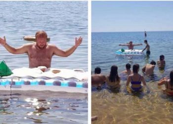 Mblodhi besimtarët në det dhe mbajti meshë me kostum banjoje, e pëson keq prifti