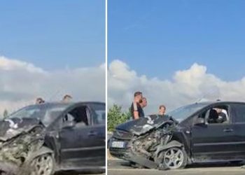 Aksident i rëndë në hyrje të autostradës së Laçit, makina bëhet copë-copë