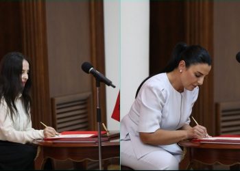 Betohen në Presidencë Belinda Balluku dhe Majlinda Dhuka