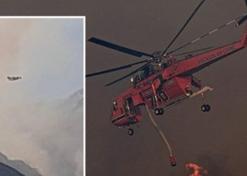 Erdhën nga Greqia, dy avionët nisin shuarjen e flakëve në malin e Çikës (FOTO)