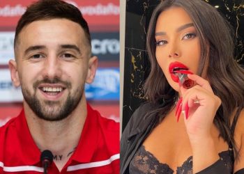Megi Pojani nuk i ndahet futbollistit, ashensori e nxjerr zbuluar (FOTO)