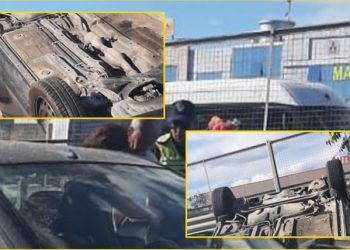 Makina kthehet përmbys në afërsi të “Casa Italia”