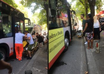 Kondicionerët nuk ndizen/ Fatorinos dhe pasagjerit iu bie të fikët në urbanët skandalozë të Lali Erit (Foto)