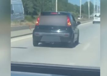 Policia në aksion, gjobë dhe pezullim patente për personat që hedhin sende nga makina