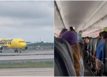 Panik në ajër, avioni përfshihet nga flakët, bën ulje emergjence