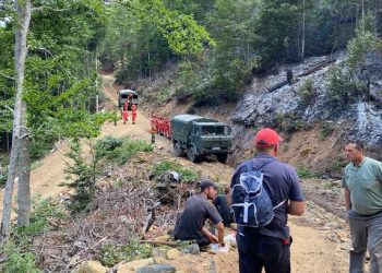 Përfshihen nga zjarri malet mes Gramshit dhe Pogradecit