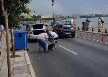 Në mes të ditës pa maska, “skifterët” vjedhin kasafortën në Selanik (VIDEO)