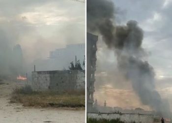 Ndodh në Tiranë, plehrave u vihet flaka mes pallateve