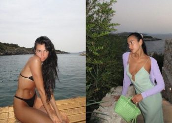 Dua Lipa “ndez” jugun me format e saj, fotot nga Shqipëria pushtojnë mediat e huaja