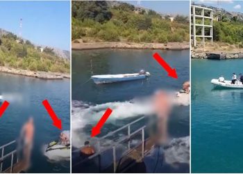 Skafet fluturojnë mbi kokat e pushuesve, policia fajëson mediat: Po na kthejnë qytetarët kundër