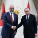 “Takim vëllazëror”, Rama takohet me Erdogan: Diskutuam për përballimin e dy sfidave…
