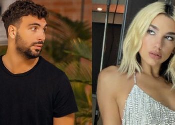 Dikur të dashur, ja momenti kur Dua Lipa dhe Ledri përqafohen në Sunny Hill (VIDEO)