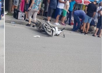 Aksident në Tiranë/ Makina përplas motorin, në gjendje të rëndë shoferi