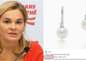 Kryemadhi ia bën “qejfin” vetes, me shapka syze e vëth “Tiffany” 3.5 milionë lekë