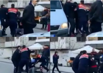 Burrë e grua rrihen me grushte në Elbasan