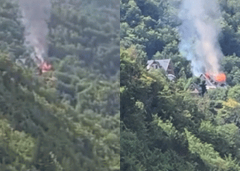 Digjet shtëpia në Theth, asnjë zjarrfikëse për ta shuar