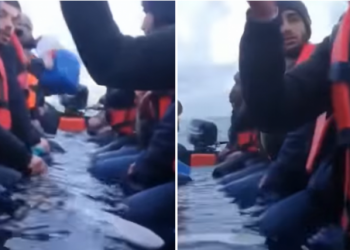 Prag tragjedie rrugës për në Angli/ Çahet gomonia, të rinjtë shqiptarë zbrazin ujin me bidona