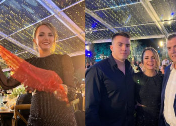 Rudina Hajdari e “djeg” në dasmën e Arminës dhe Shkëlzenit (FOTO)