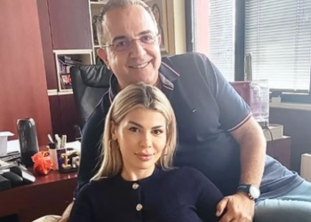 Pjesë e TV Klan, Ardit Gjebrea e mirëpret me fjalët e ëmbla Luanën (FOTO)