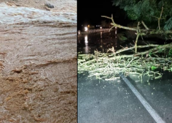 Gjendje alarmante nga përmbytjet në Tropojë, rrezikohen banesat