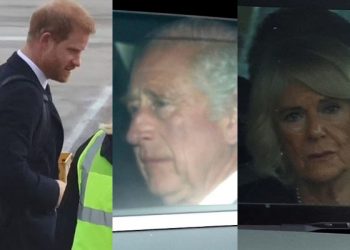 Pas vdekjes së Mbretëreshës/ Dalin fotot prekëse të Princit Harry, Mbretit Charles dhe Camillas