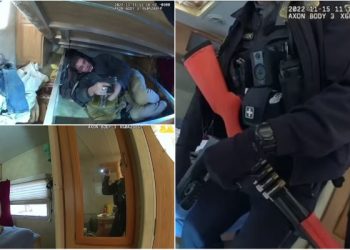 Policia e gjen poshtë dyshekut, i kërkuari hap zjarr (Pamjet)