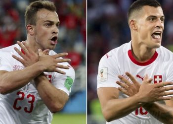 Sot zbresin në fushë Xhaka dhe Shaqiri