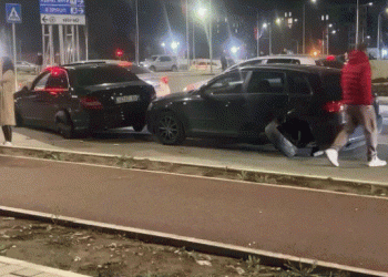 VIDEO/ Aksident masiv në Tiranë, përplasen 6 makina