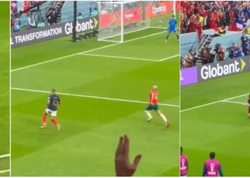 VIDEO/ Mbape si raketë, Amrabat bën 50 m për ta ndalur