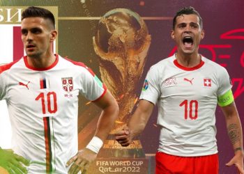 Xhaka dhe Shaqiri titullarë/ Formacionet e Zvicër-Serbi