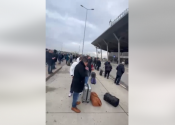 VIDEO/ Alarm për bombë në aeroportin e Prishtinës