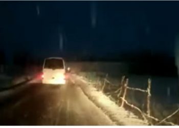 FOTO/ Vështirësohet qarkullimi në rrugën e Arbrit