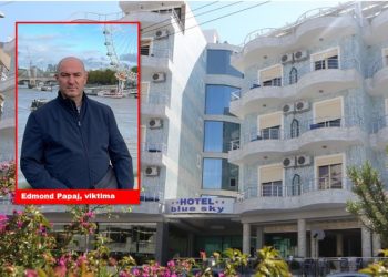 FOTO/ I bënë atentat, Edmond Papaj i shtrirë në mes të lokalit –