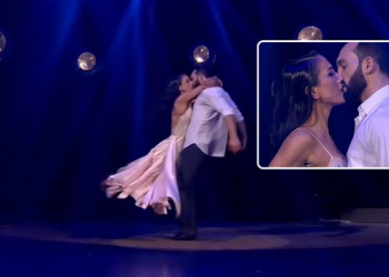 VIDEO/Puthje pasionante, Elhaida Dani konfirmon lidhjen me Ledianin