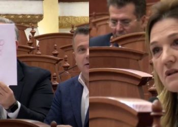‘Plas’ në Kuvend/ Deputetët vizatuan rrushin, Flutura Akça…