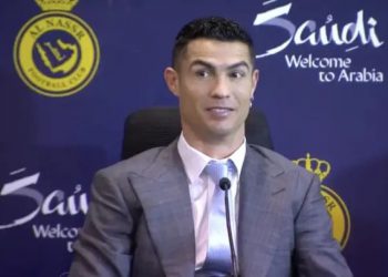 VIDEO/ Gafa e CR7 gjatë konferencës në Arabinë Saudite