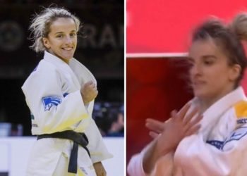 Distria Krasniqi fiton të artën në Paris, feston me ‘Shqiponjë’