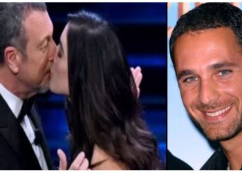 VIDEO/ ‘Skandal’ në Sanremo, gruaja e Raul Bovës puth në buzë…