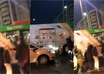 Tjetër aksident në Tiranë nga autobusët e “Go Green” (VIDEO) –