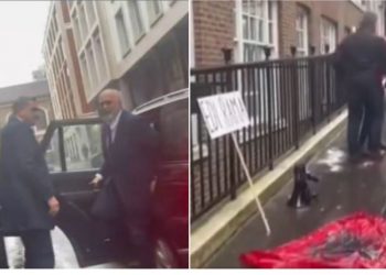 Shqiptari ia plas në fytyrë Ramës në Londër: Je hajdut! (VIDEO) –