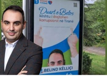 Posteri me gishtat e mesit lart, Këlliçi: Janë kundër korrupsionit! –