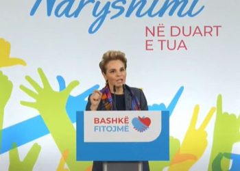 Berisha bashkë me Kryemadhin prezantojnë kandidatin e Fierit –