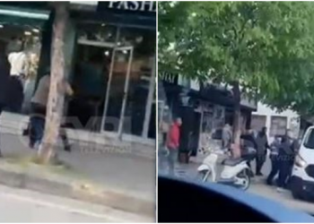 Plas sherri me hanxharë në mes të Pogradecit –