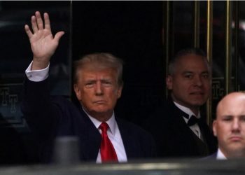 FOTO/ Pamje brenda ndërtesës së gjyqit ku po qëndron Trump –