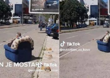 VIDEO/ I moshuari shijon diellin… në mes të rrugës –