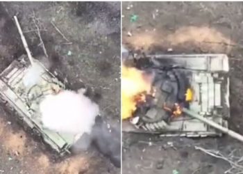 Ja si predha e ukrainasve shkatërron tankun rus (VIDEO) –