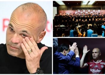 I përlotur gjatë konferencës për shtyp, Iniesta i jep lamtumirën Japonisë –