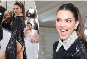 Kendall Jenner nxjerr të pasmet teksa ecën në tapetin e kuq –